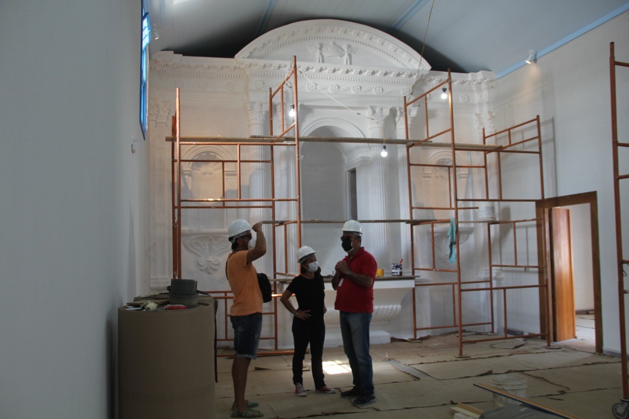 Capela do Taim, em Rio Grande, está em fase final de restauração