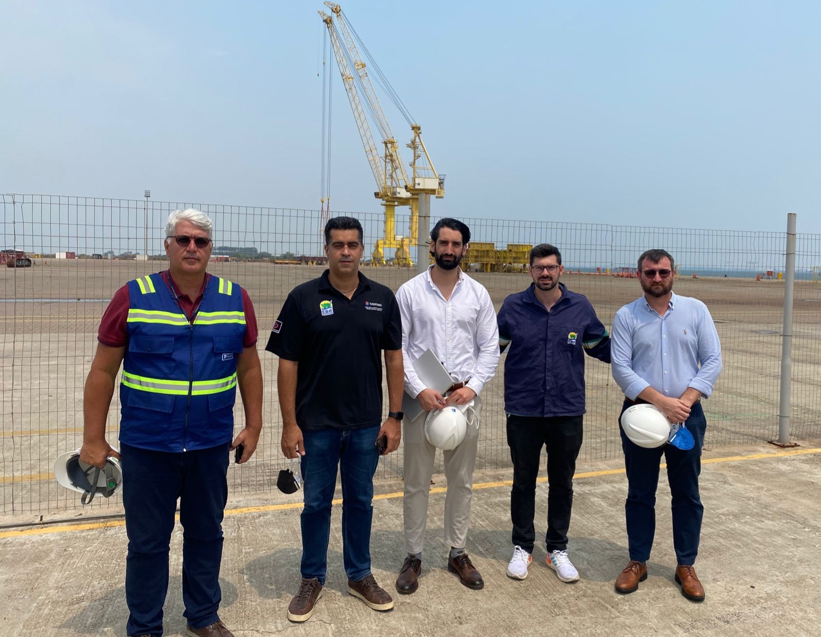Representante de empresa espanhola Ocean Winds visita o porto de Rio Grande