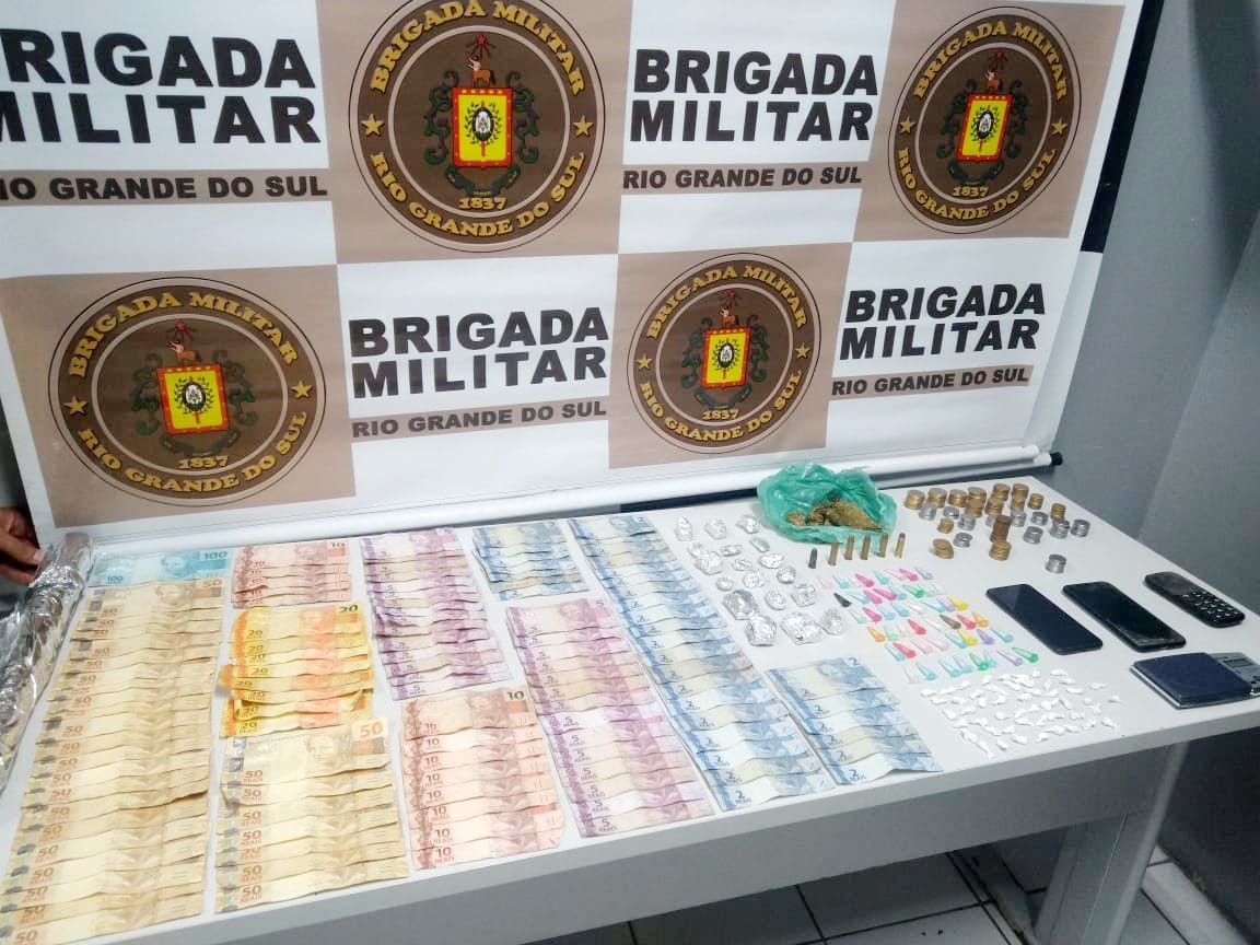 Prisão por tráfico e apreensão de armas e drogas: confira as últimas ações da Brigada Militar em Rio Grande 