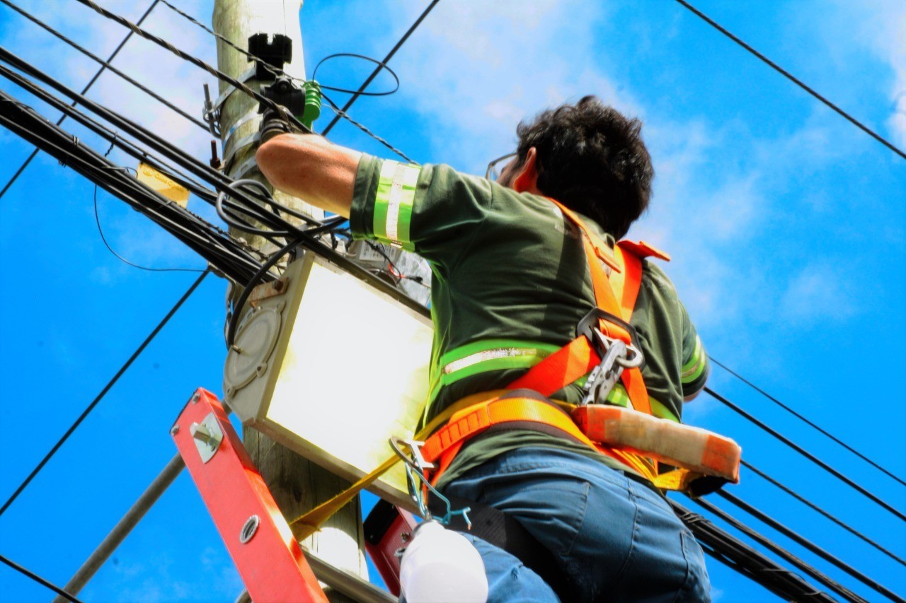 Aproximadamente 3 mil metros de fios foram roubados somente em 2022