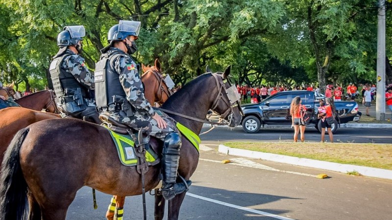 Sob ameaças de violência, Grenal terá forte esquema de segurança na noite desta quarta-feira (9)