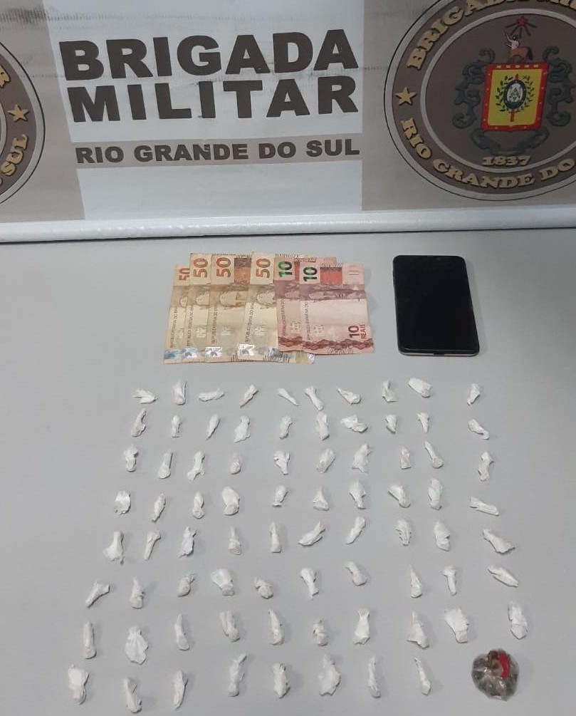 Homem é preso por tráfico de drogas no bairro Cidade Nova, em Rio Grande