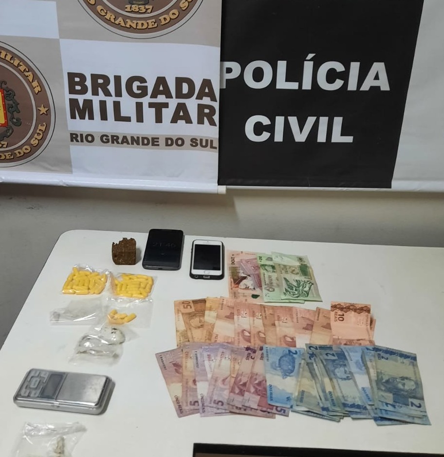 Após perseguição, forças policiais prendem mulher por tráfico de drogas em Jaguarão 