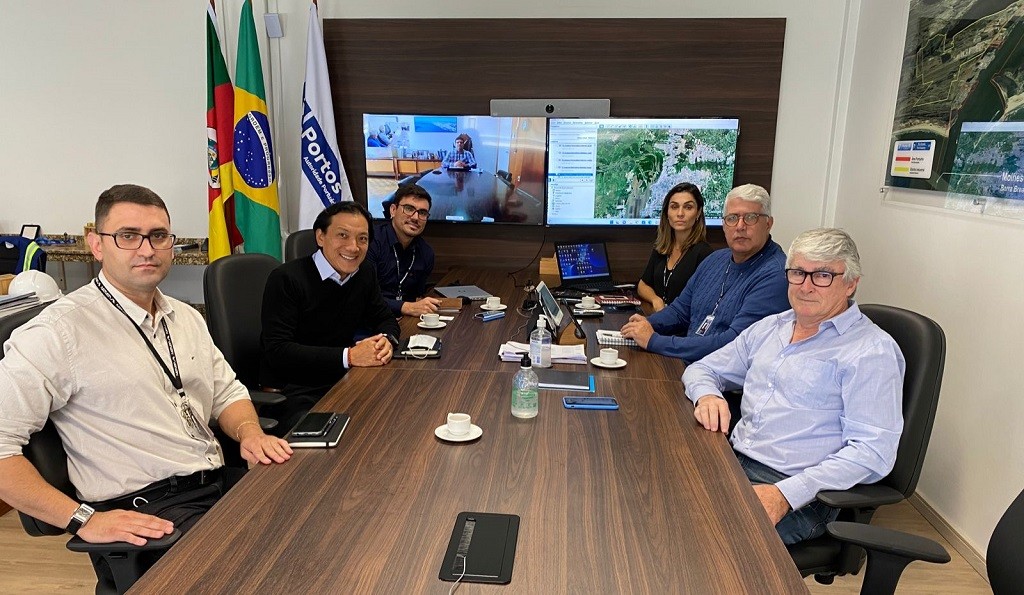 Superintendente Fernando Estima recebe gestores do Grupo Rocha - Vanzin Terminais Portuários e Logística 