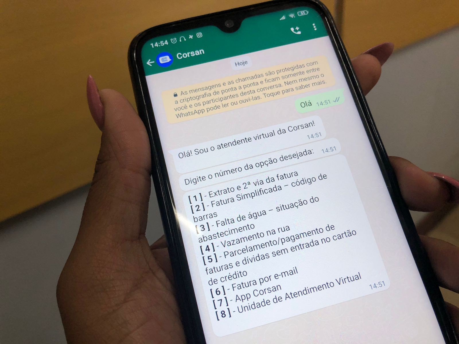 Corsan passa a ter canal de atendimento via WhatsApp