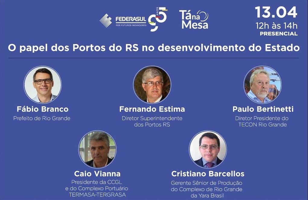 Prefeito Fábio Branco e Fernando Estima palestram nesta quarta-feira (13) na Federasul 