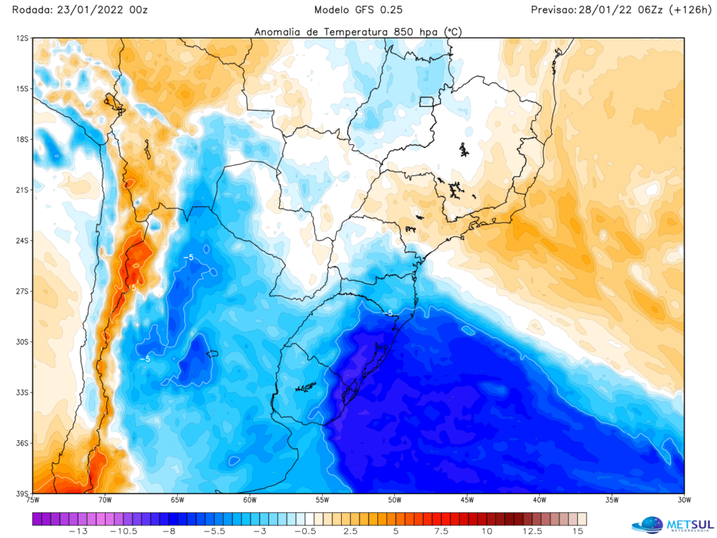 Massa de ar frio chega ao RS na noite desta quinta-feira (14) 