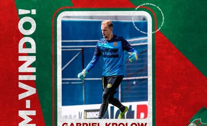 SC São Paulo anuncia goleiro Gabriel Krolow para a Divisão de Acesso 2022