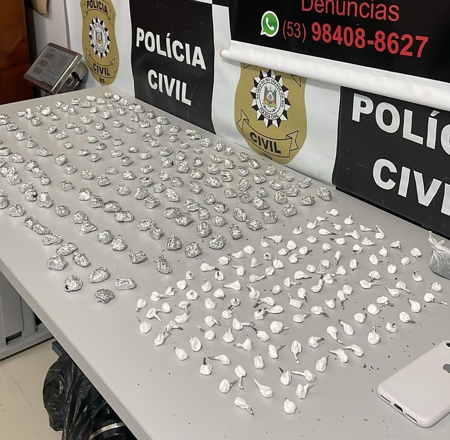 PC prende jovem de 19 anos por tráfico de drogas no bairro Rural, em Rio Grande