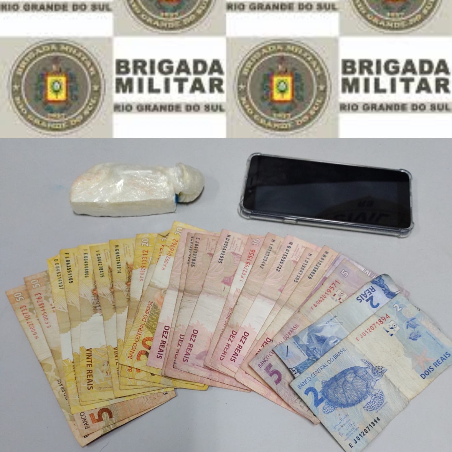Brigada Militar realiza prisões por tráfico de drogas e furto de fios