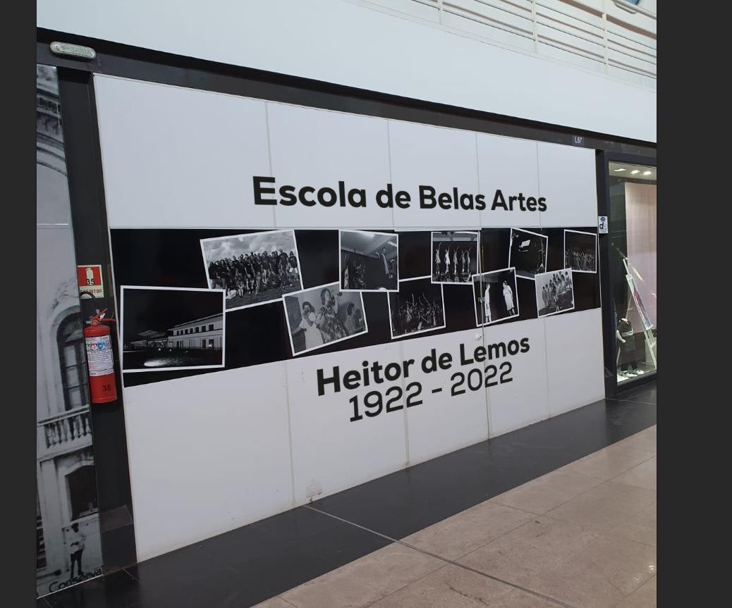 Praça Shopping  inaugura espaço de Exposição de Fotos  em comemoração ao centenário da Escola de Belas Artes nesta quinta (19)
