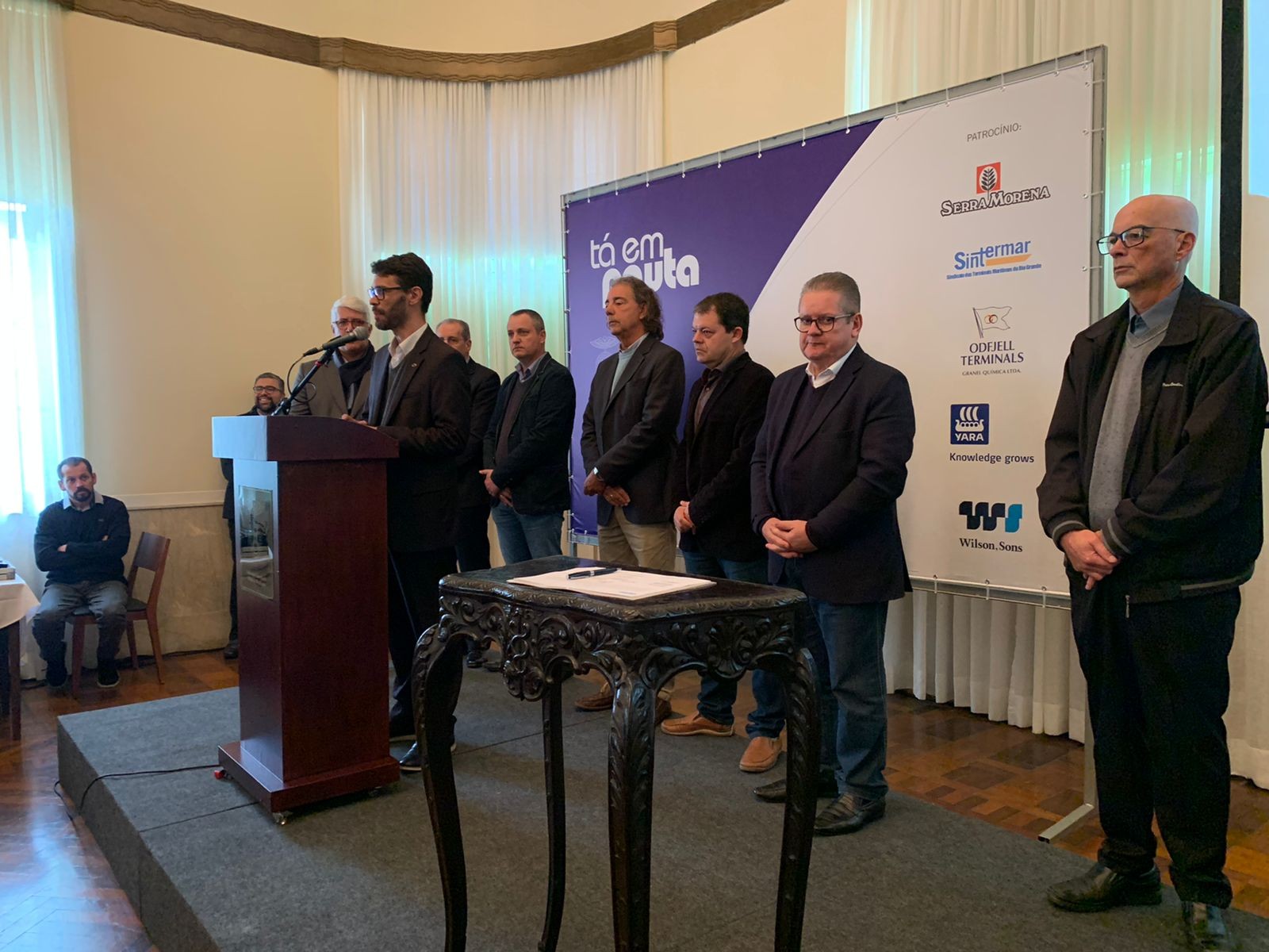Cristiano Klinger é oficialmente o primeiro presidente da Portos RS