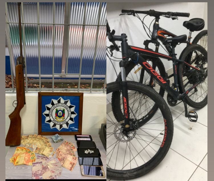 Homem é preso por tráfico de drogas, receptação e porte de arma de fogo no Cassino, em Rio Grande