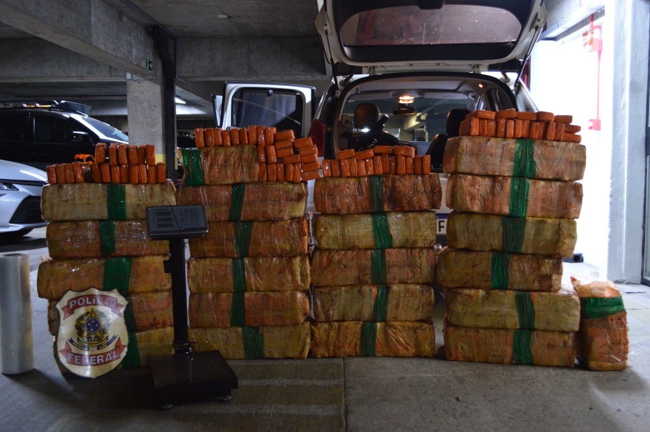 PF, PRF e BM apreendem meia tonelada de maconha no Vale dos Sinos