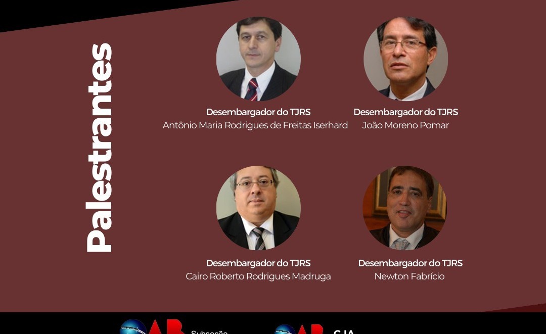 OAB realiza Master Class com Desembargadores do Tribunal de Justiça em Rio Grande