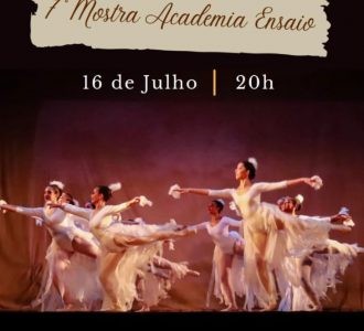 7ª Mostra Academia Ensaio acontece no sábado (16) no Teatro Municipal
