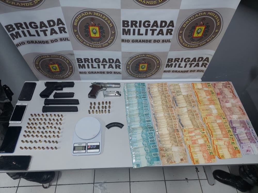 Apreensão de mais de R$ 13 mil e prisões por tráfico: confira as ações do 5º BPChq em Rio Grande no domingo (17)