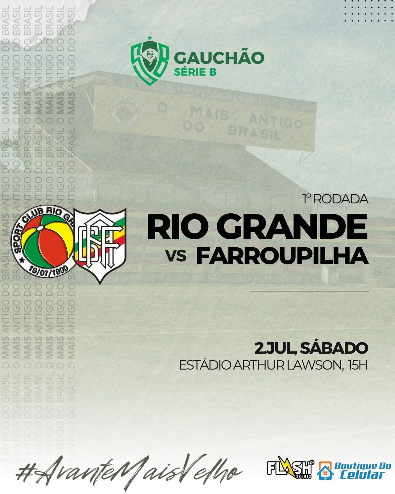 SC Rio Grande estreia em casa diante do Farroupilha no sábado (2) pela Terceirona