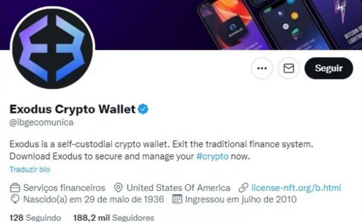 No dia do lançamento do Censo 2022, perfil do IBGE no Twitter é hackeado 