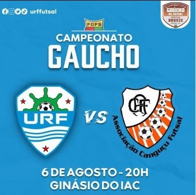 URF recebe o Canguçu pela última rodada da Série Bronze de futsal 