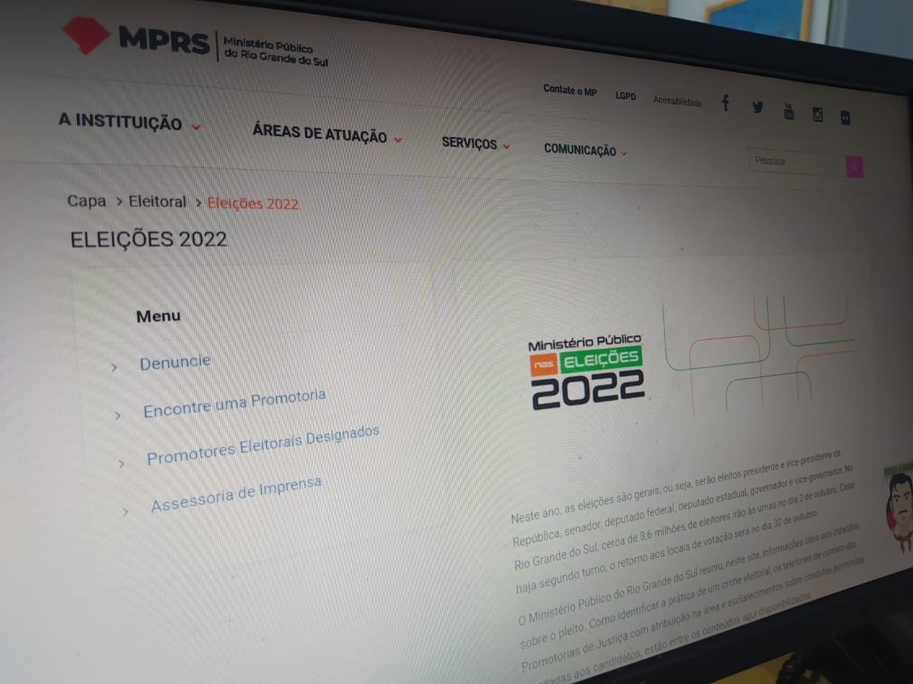 MPRS cria espaço digital para denúncias sobre as eleições 2022