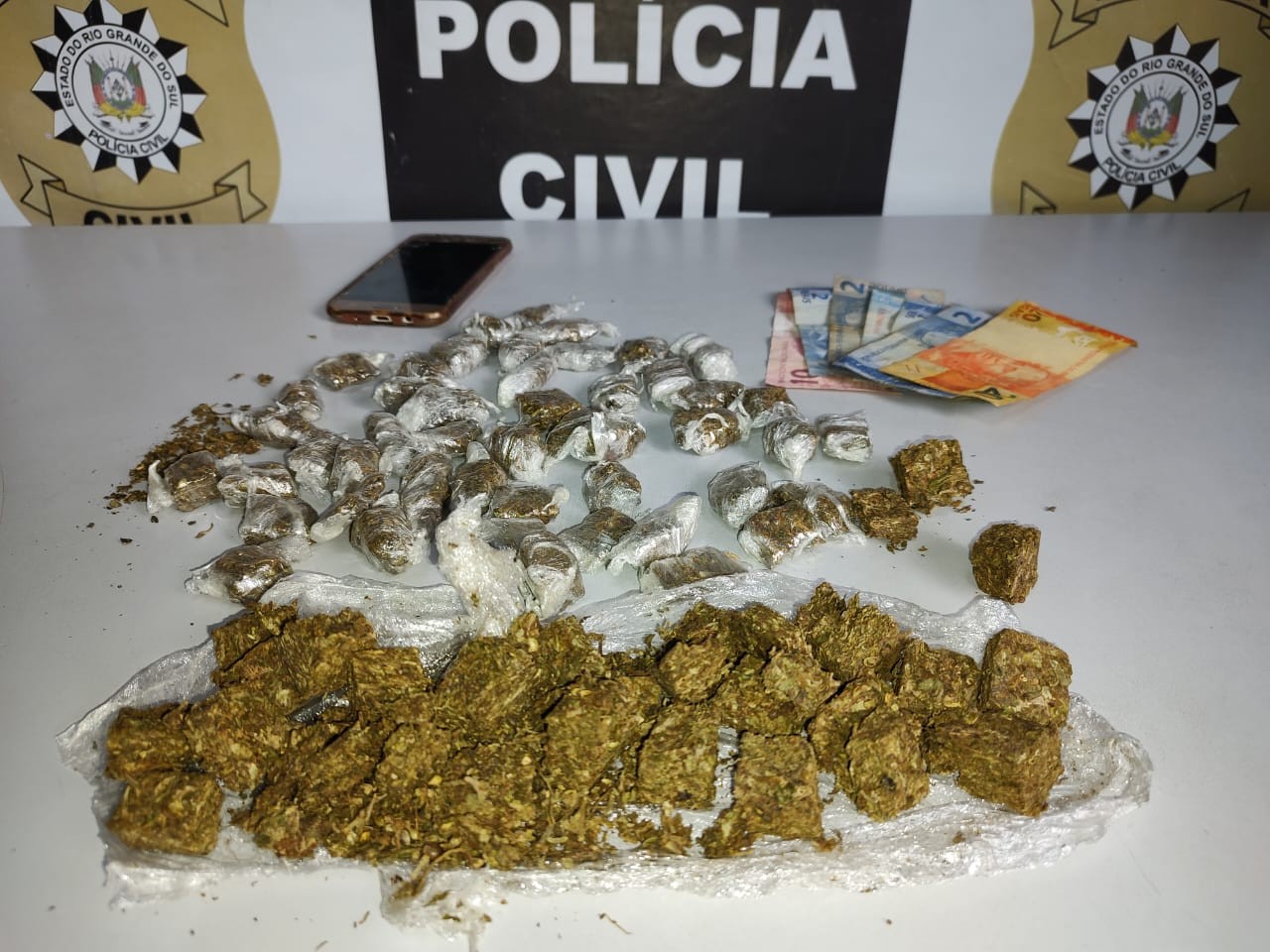 Homem é preso por tráfico de drogas no BGV, em Rio Grande