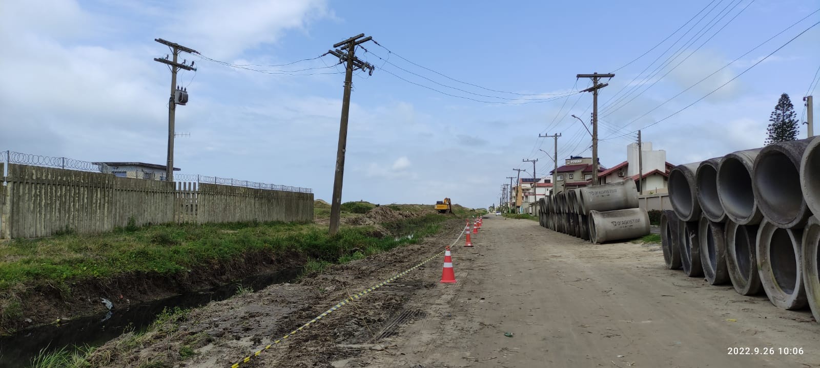 FOTOS: obras de revitalização da Av. Beira Mar já iniciaram 