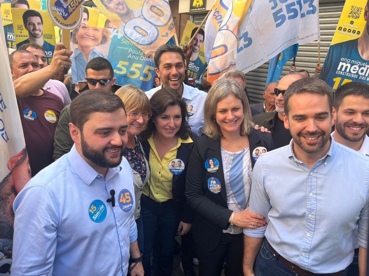 Simone Tebet (MDB) cumpriu agenda em Pelotas nesta segunda-feira (26)