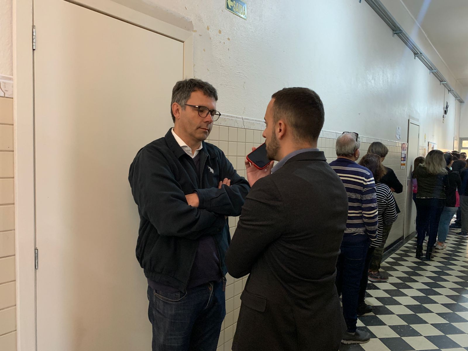 Prefeito Fábio Branco votou na Escola Coração de Maria no final desta manha (2)