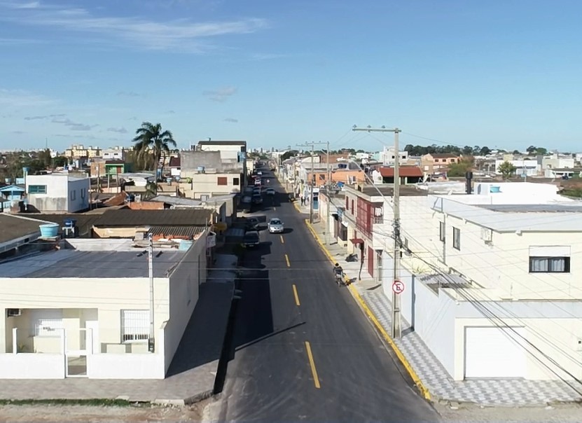 Rua Bolívia, no bairro Buchholz, tem pavimentação concluída