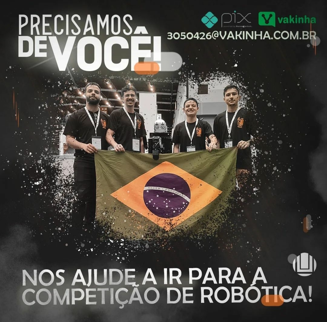 Estudantes da Furg criam vakinha para participação na Competição Brasileira de Robótica, em São Paulo