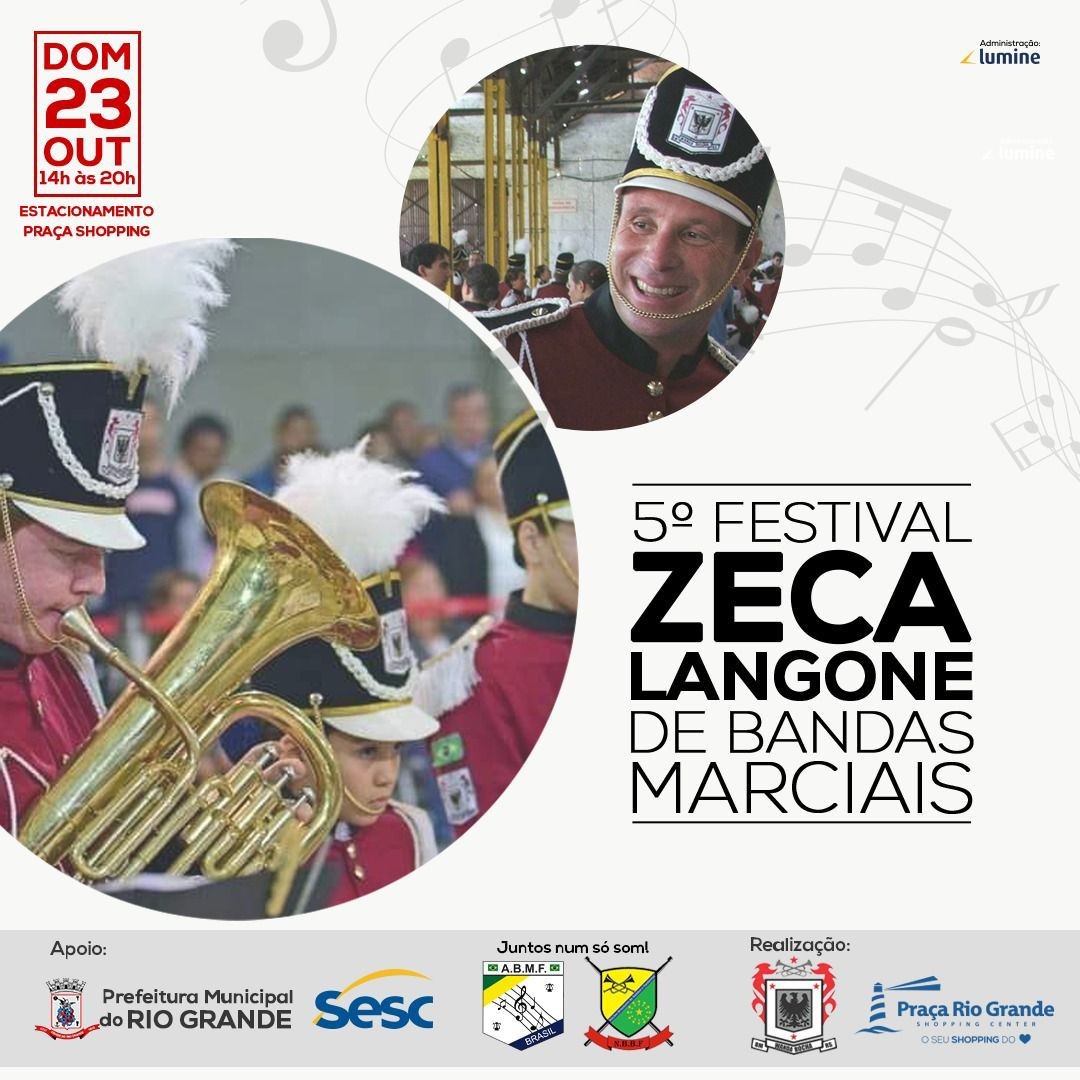 5º Festival Zeca Langone de Bandas Marciais acontece neste domingo (23)