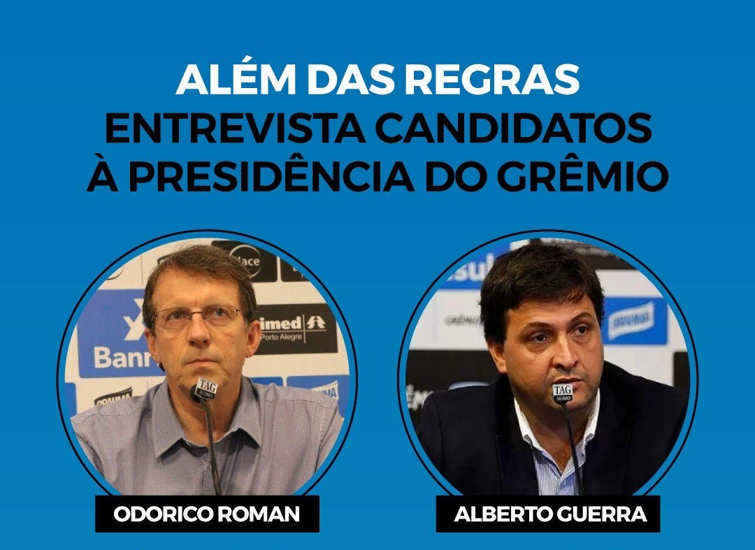 Grupo Oceano realiza nesta semana entrevistas com os dois candidatos à presidência do Grêmio 