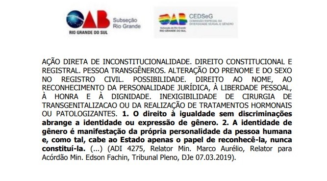 OAB Rio Grande diz que PL que proíbe criação de banheiros 'unissex' é inconstitucional