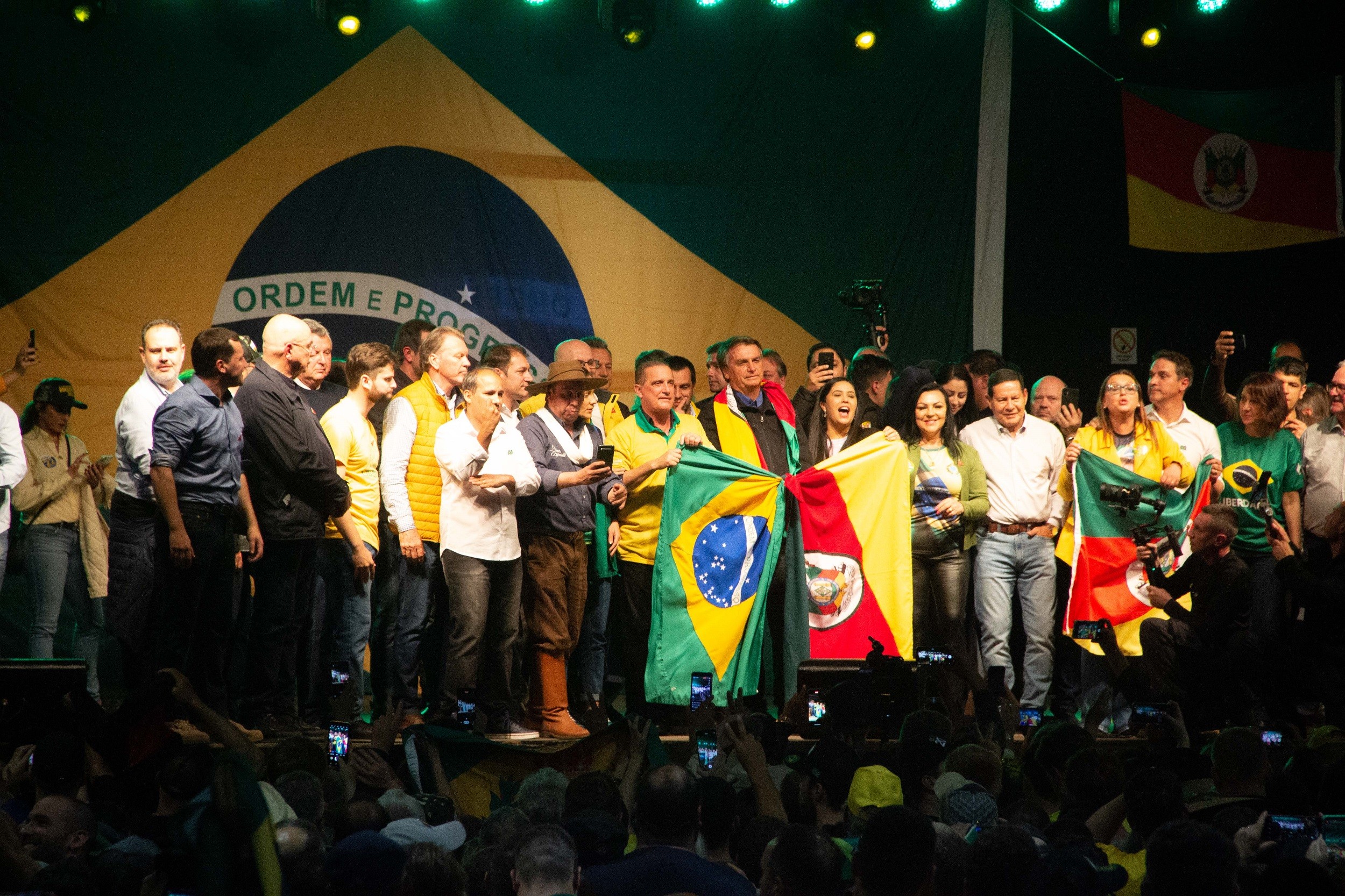 Jair Bolsonaro (PL) cumpriu agenda de campanha em Pelotas nesta terça-feira (11)