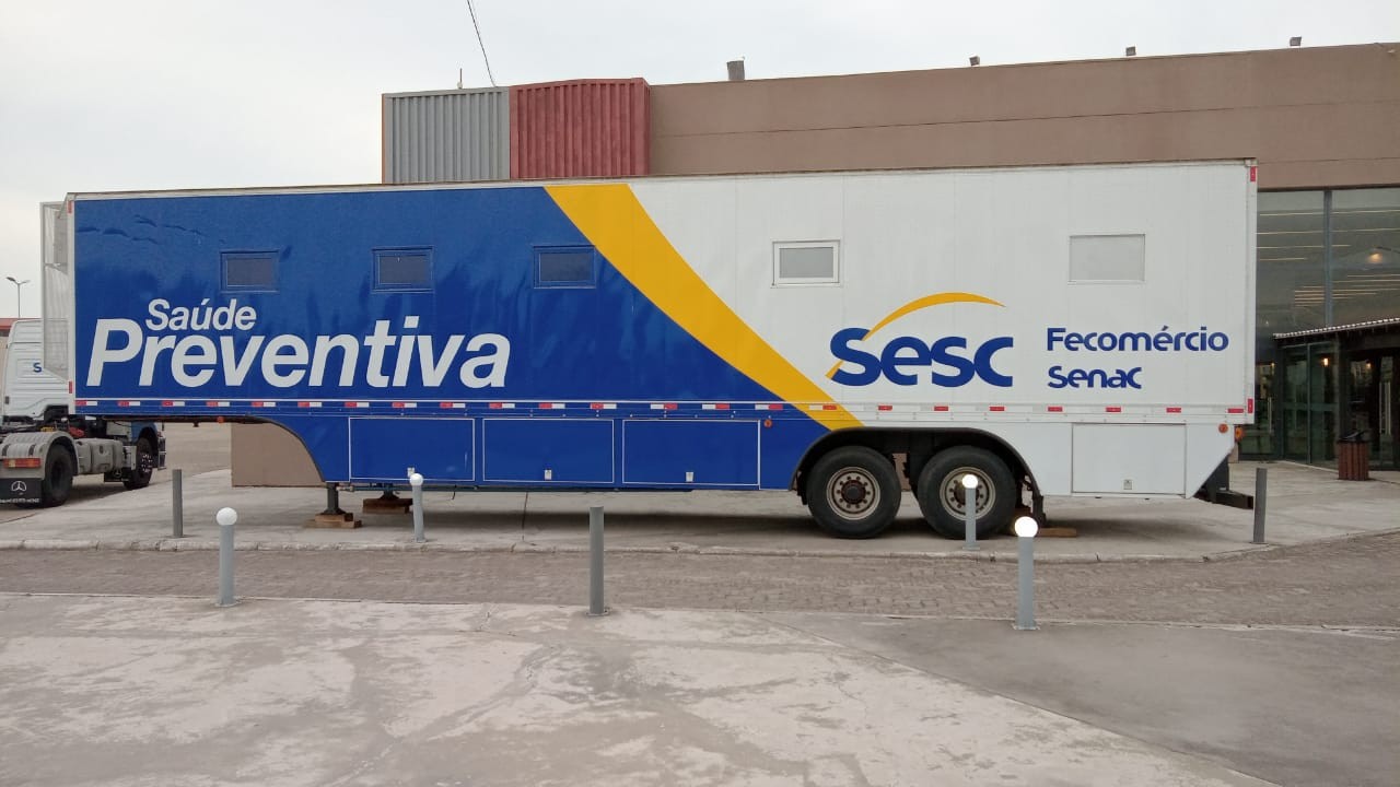 Carreta do Sesc irá realizar exames atrasados há mais de cinco anos 