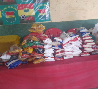 Jogo do Campeonato de Futebol Amador arrecada centenas de alimentos para doação 