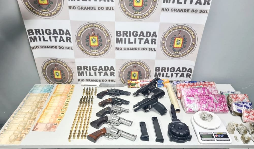 Homem é preso com sete armas de fogo ilegais na Querência, em Rio Grande