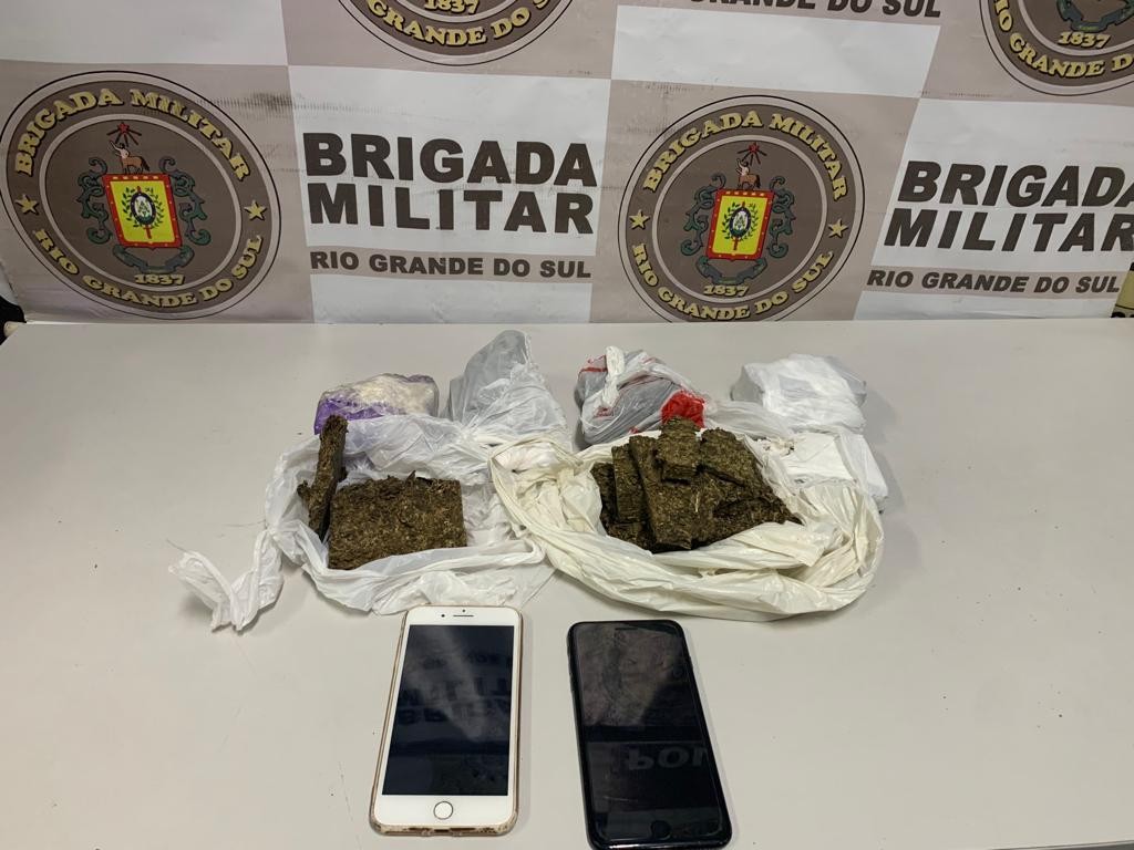 Casal é preso por tráfico de drogas no bairro Cidade Nova, em Rio Grande 