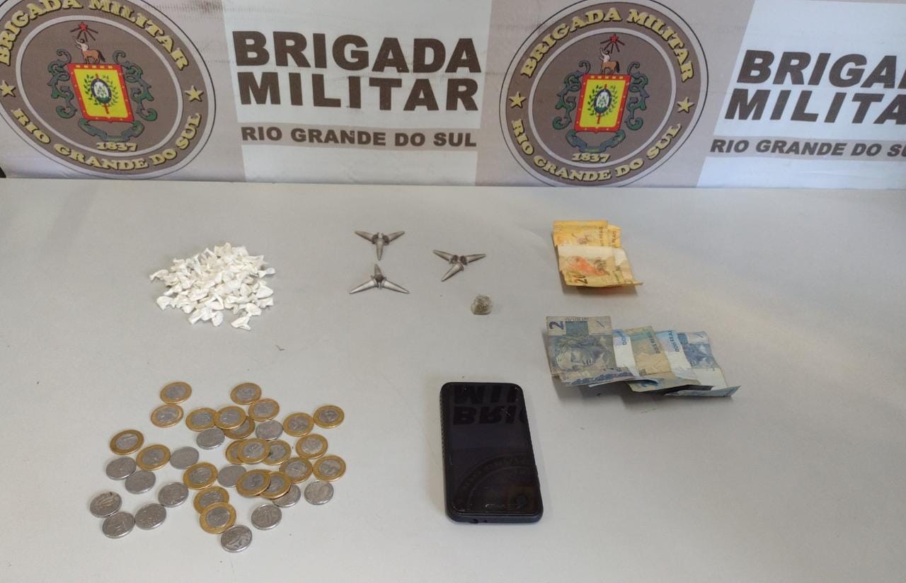 Homem é preso com cocaína e crack no bairro São Miguel, em Rio Grande