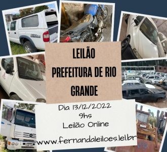Prefeitura do Rio Grande realiza leilão online de viaturas na próxima semana (13)