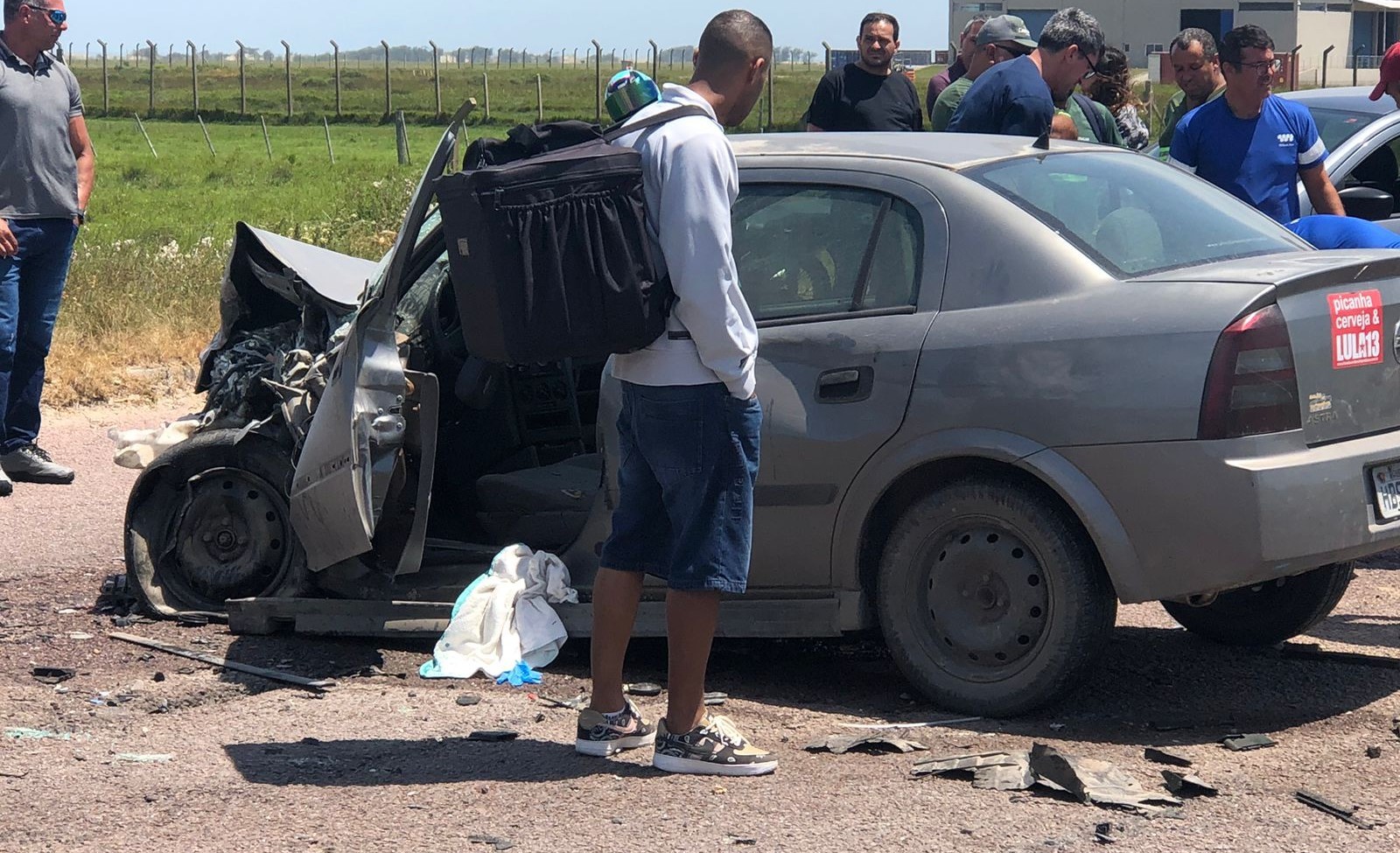 URGENTE: Acidente na Barra deixa homem em estado gravíssimo