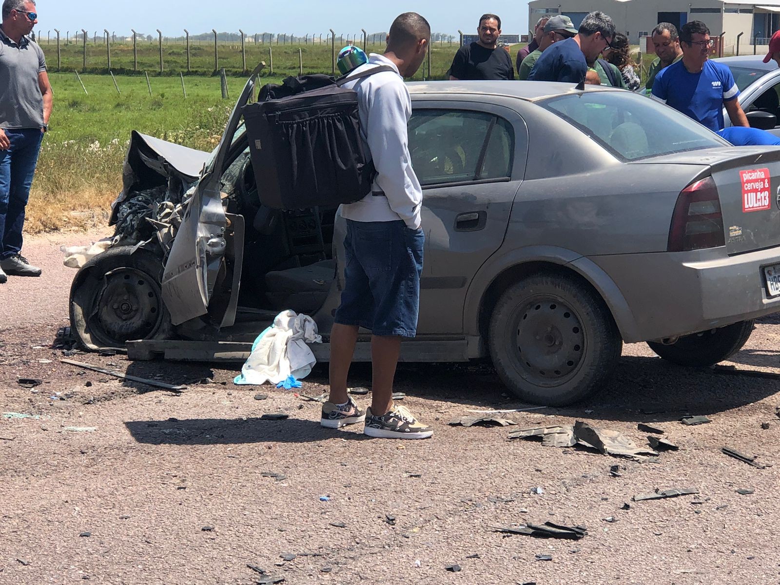 VÍDEO: Morre homem envolvido em acidente na Barra, na tarde de segunda-feira (12)