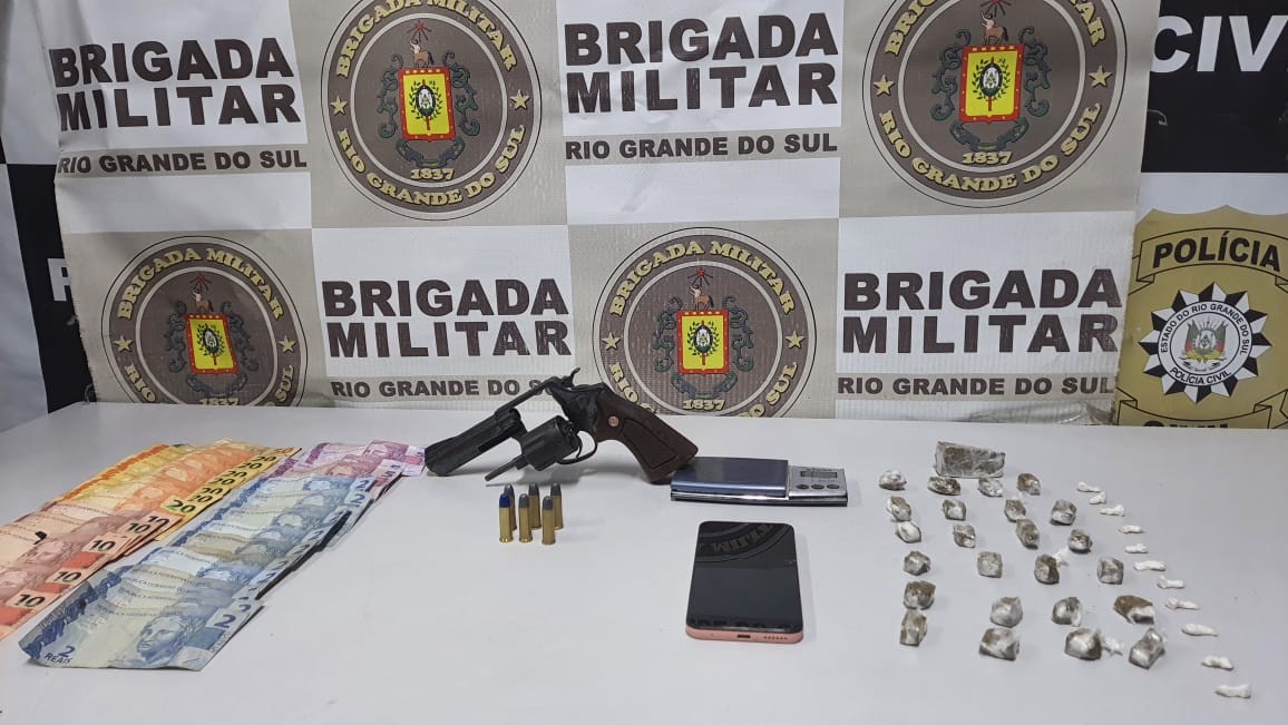 5° Batalhão de Polícia de Choque efetua a apreensão de dois menores de idade na cidade de Rio Grande