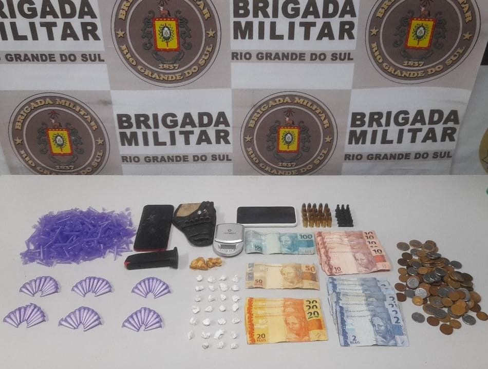 BM prende dois homens em Rio Grande por tráfico e posse de munições 