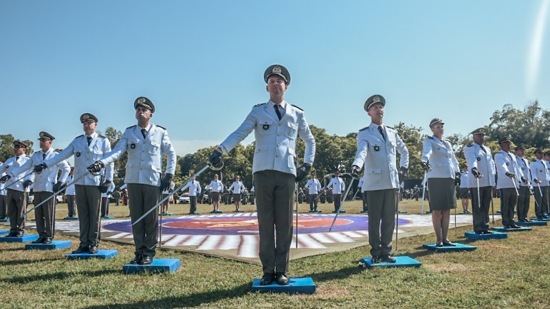 Brigada Militar realiza formatura de 73 PMs habilitados ao posto de tenente