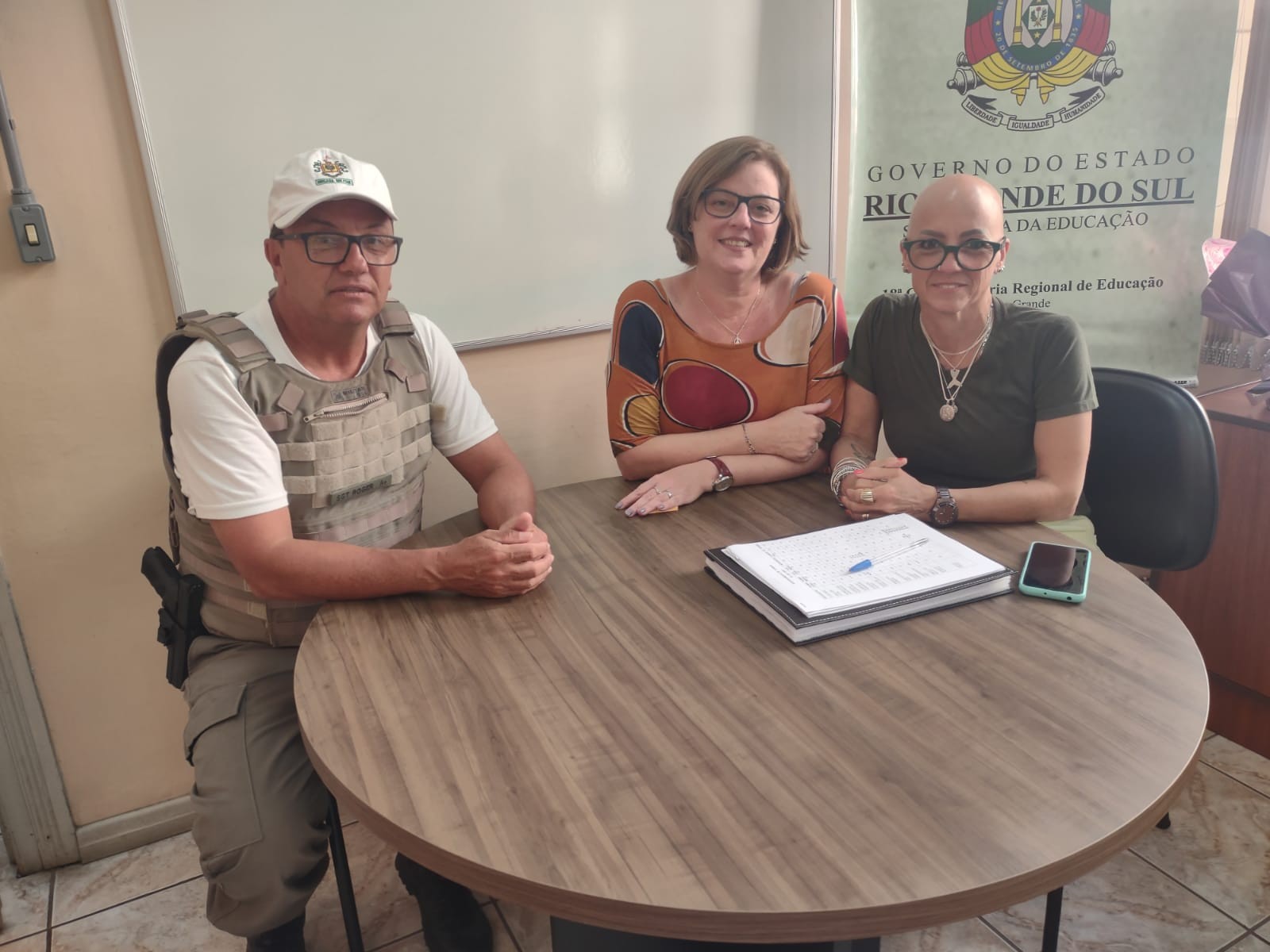 18° Coordenadoria Regional de Educação recebeu a visita da Patrulha Escolar do 6° BPM