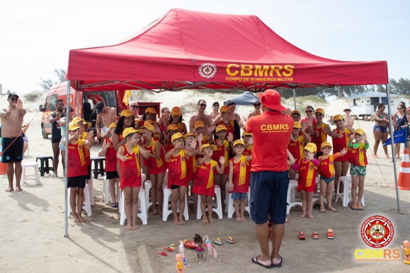 Praia do Cassino recebe nesta sexta-feira (3) o projeto Guarda-Vidas Mirim