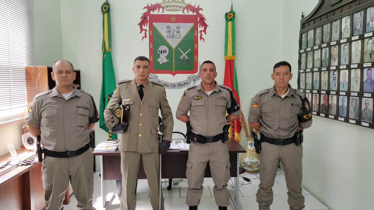 6º Batalhão de Polícia Militar recebe novos Tenentes e Sargentos