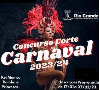 Incrições para Corte de Carnaval de Rio Grande se encerram nesta terça-feira (7)